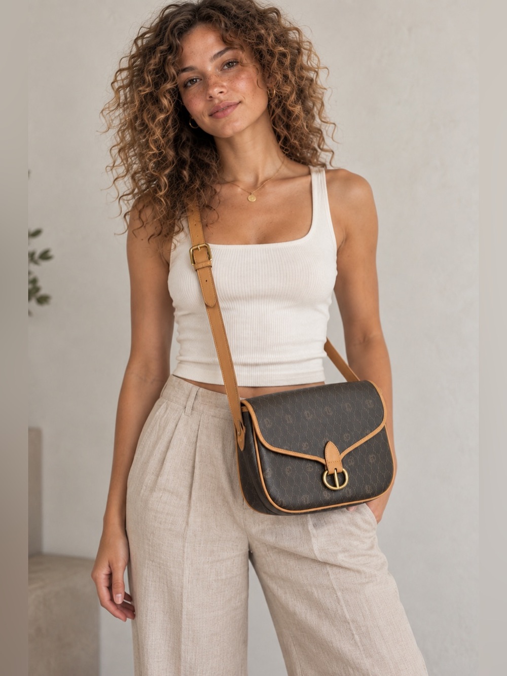 Dior crossbody purse.